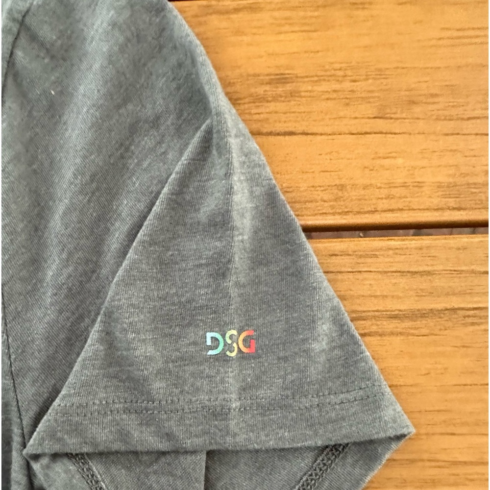 DSG Play with Pride t-shirt rainbow gray short sleeves LGBT $20 new - Picture 4 of 7